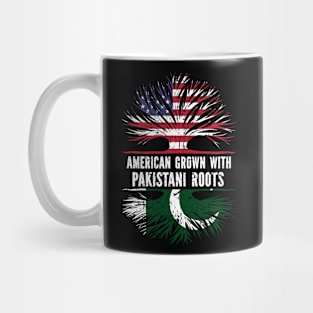 American Grown with Pakistani Roots USA Flag Mug